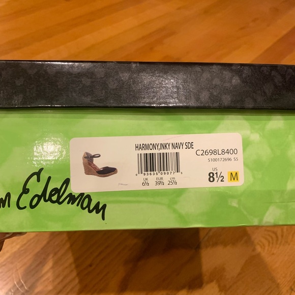 Sam Edelman Harmony Navy Espadrilles Size 8.5M - Picture 6 of 6